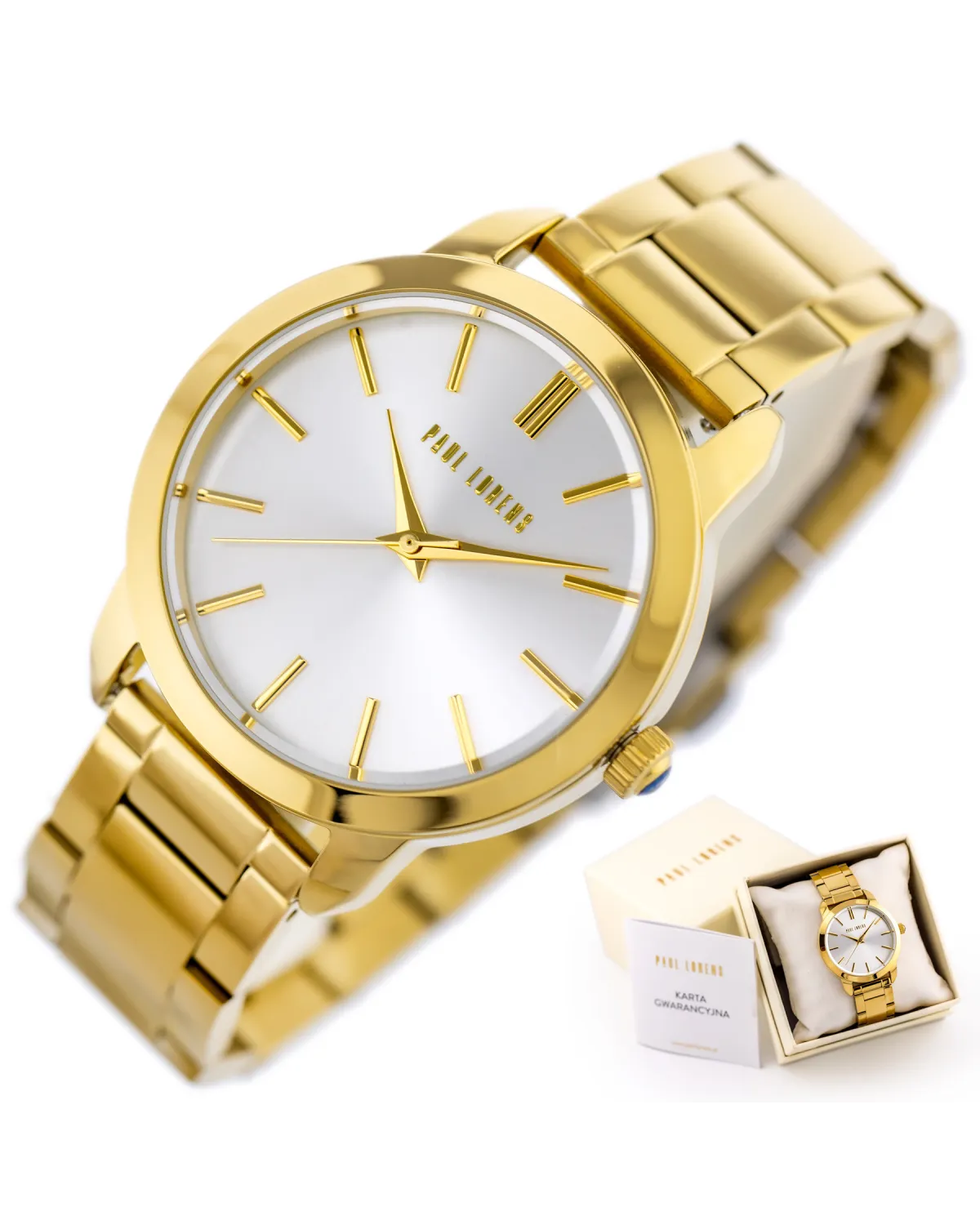 ZEGAREK DAMSKI PAUL LORENS -  PL10659B-3D1 (zg547c) + BOX