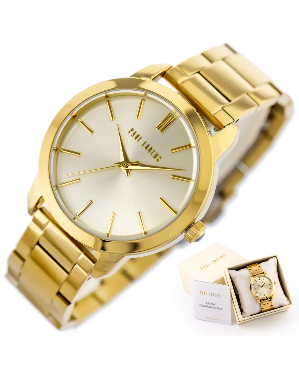 ZEGAREK DAMSKI PAUL LORENS -  PL10659B-4D1 (zg547d) + BOX