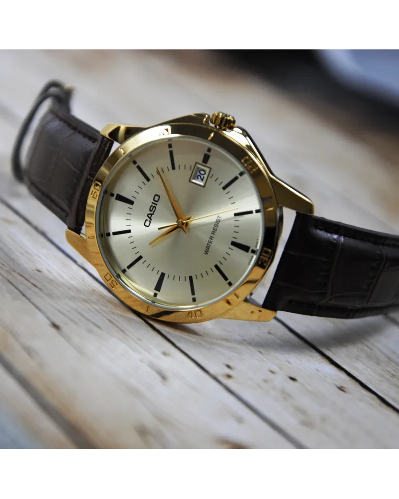 ZEGAREK MĘSKI CASIO MTP-V004GL-9A (zd046c) + BOX ZEGAREK MĘSKI CASIO MTP-V004GL-9A (zd046c) + BOX