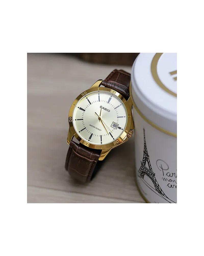 ZEGAREK MĘSKI CASIO MTP-V004GL-9A (zd046c) + BOX ZEGAREK MĘSKI CASIO MTP-V004GL-9A (zd046c) + BOX