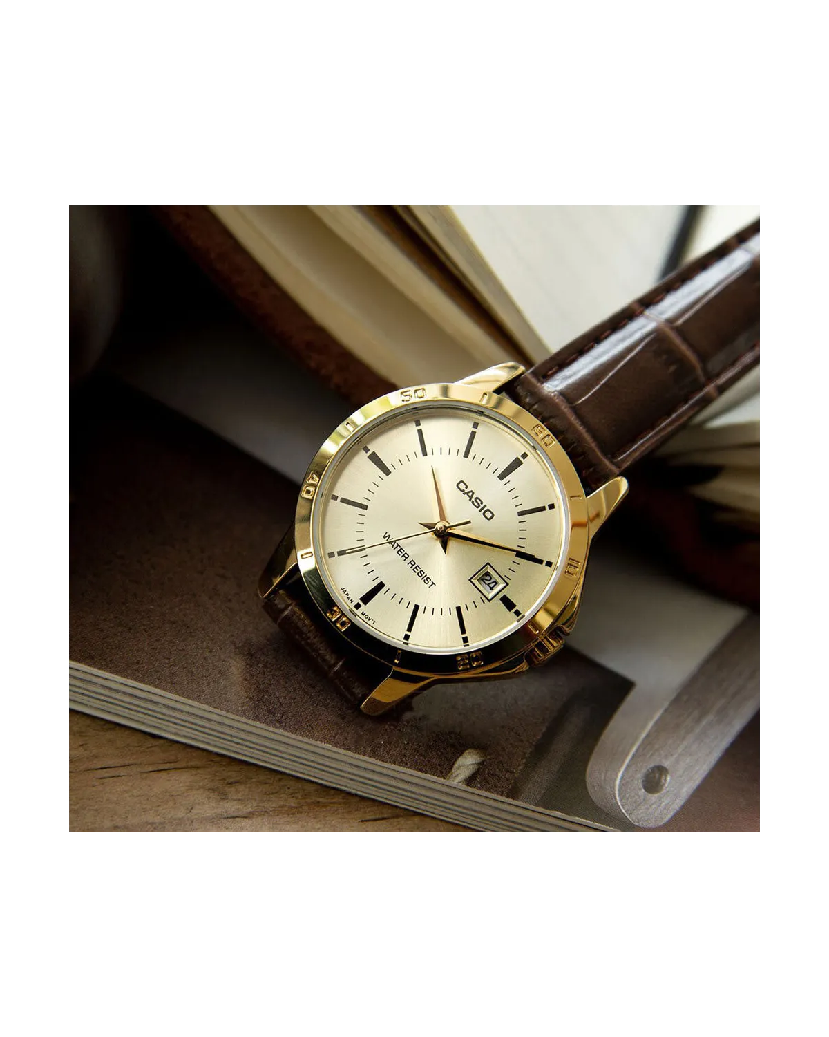 ZEGAREK MĘSKI CASIO MTP-V004GL-9A (zd046c) + BOX ZEGAREK MĘSKI CASIO MTP-V004GL-9A (zd046c) + BOX