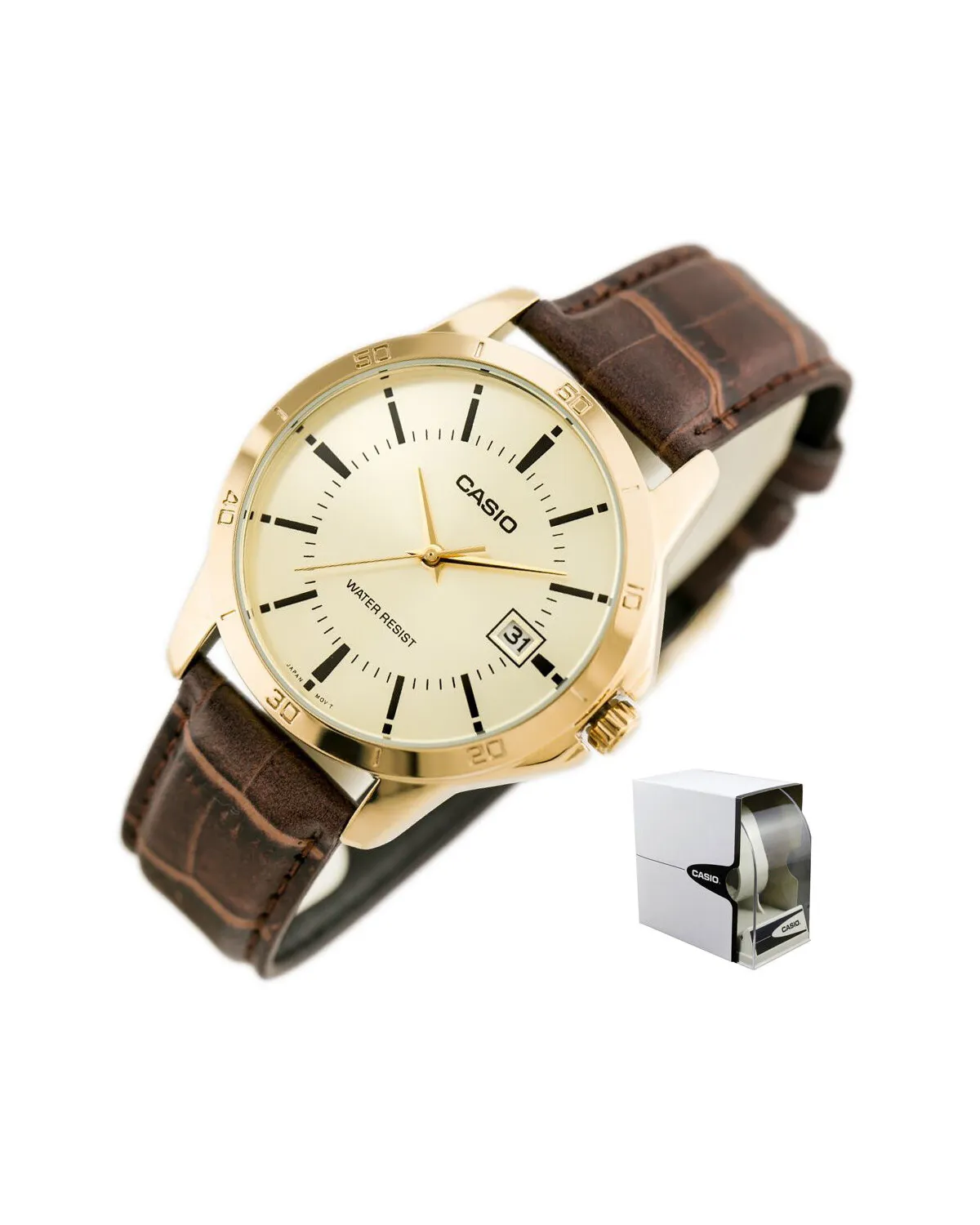 ZEGAREK MĘSKI CASIO MTP-V004GL-9A (zd046c) + BOX ZEGAREK MĘSKI CASIO MTP-V004GL-9A (zd046c) + BOX