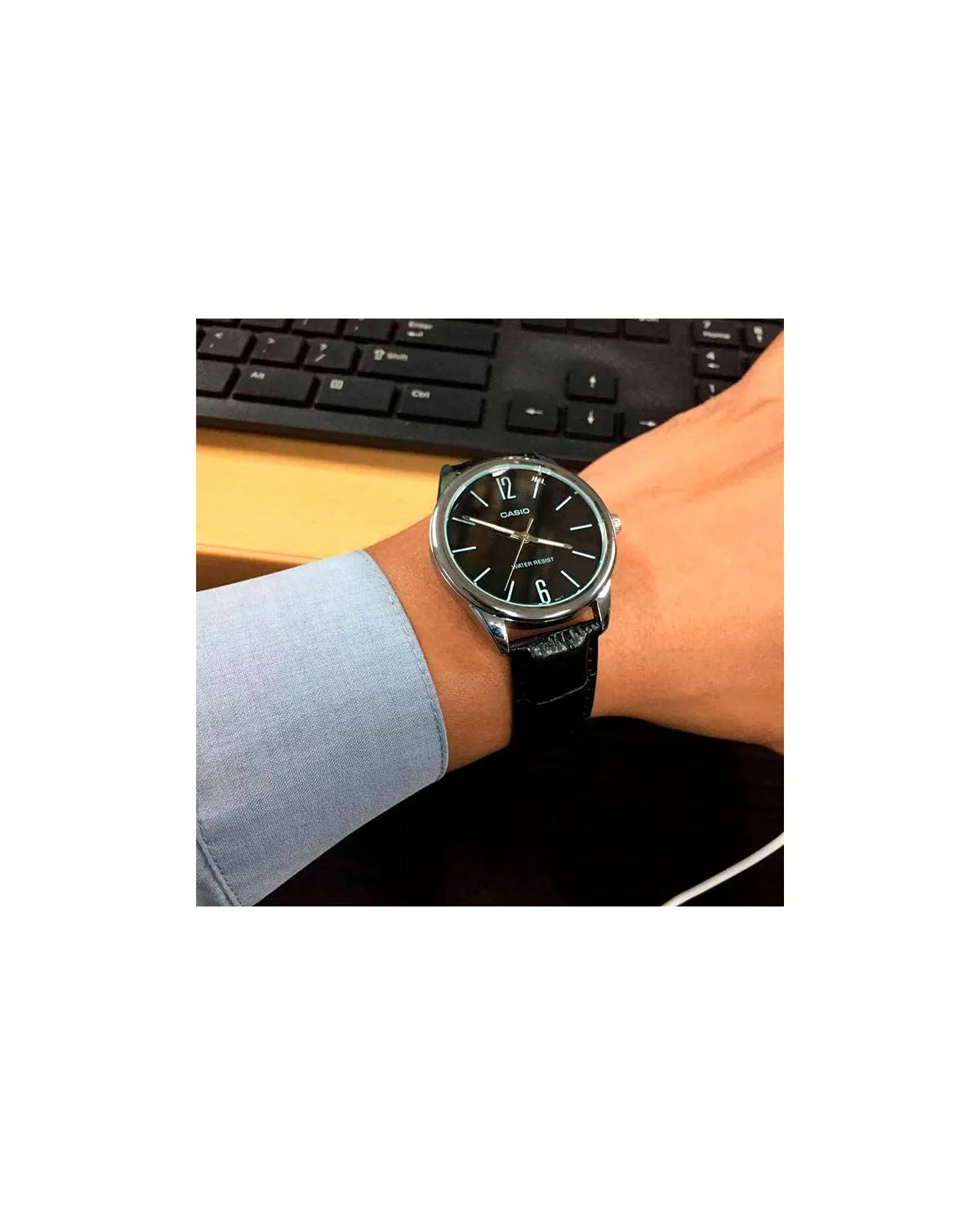 ZEGAREK MĘSKI CASIO MTP-V005L-1BUDF (zd066e) + BOX
