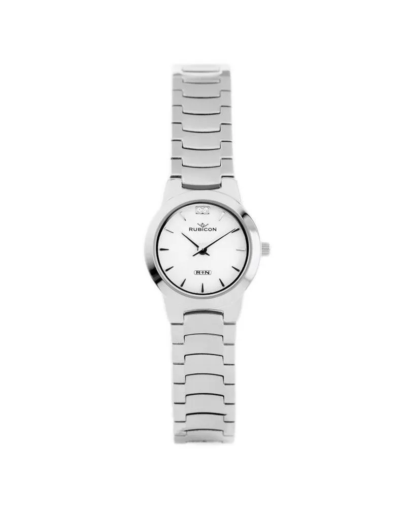 ZEGAREK DAMSKI RUBICON RNBC21 - silver (zr568a) ZEGAREK DAMSKI RUBICON RNBC21 - silver (zr568a)