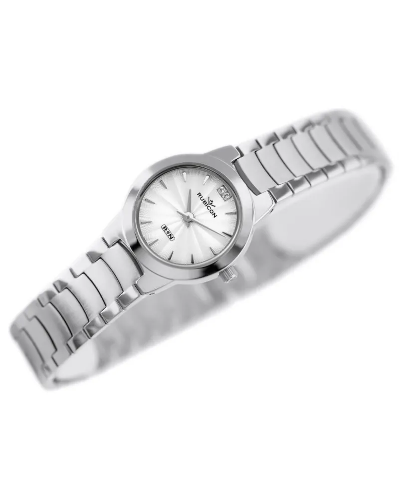 ZEGAREK DAMSKI RUBICON RNBC21 - silver (zr568a) ZEGAREK DAMSKI RUBICON RNBC21 - silver (zr568a)