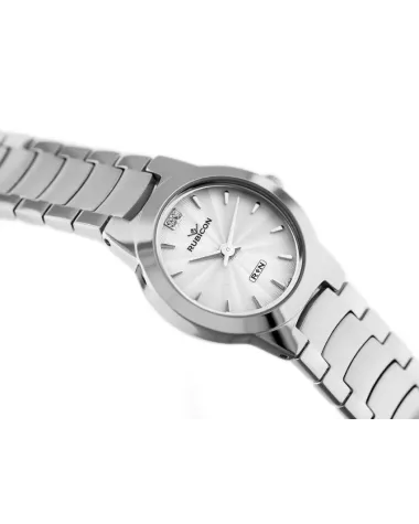 ZEGAREK DAMSKI RUBICON RNBC21 - silver (zr568a) ZEGAREK DAMSKI RUBICON RNBC21 - silver (zr568a)