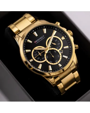 ZEGAREK MĘSKI PERFECT M510CH-02 - CHRONOGRAF (zp386b) + BOX ZEGAREK MĘSKI PERFECT M510CH-02 - CHRONOGRAF (zp386b) + BOX