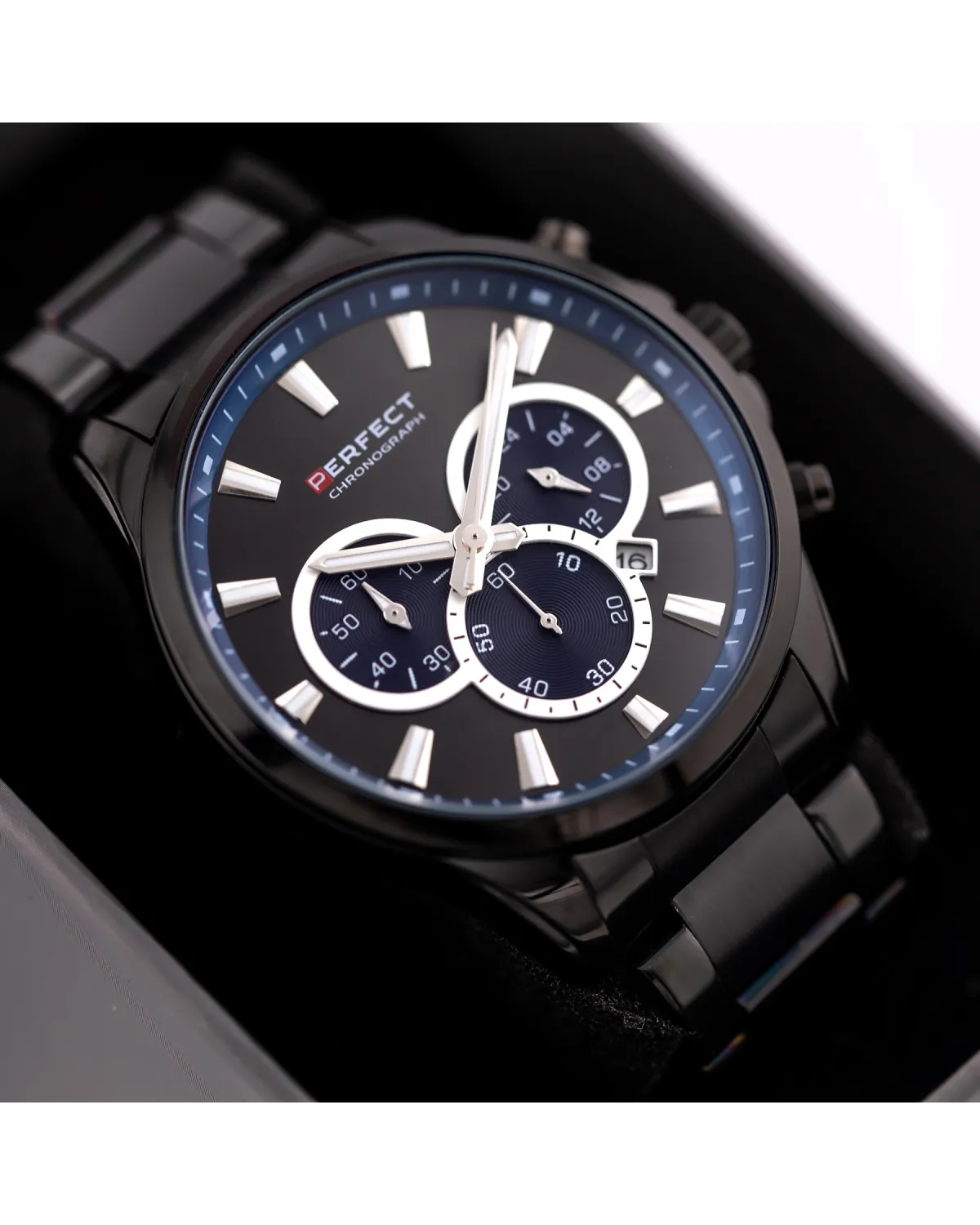 ZEGAREK MĘSKI PERFECT M510CH-03 - CHRONOGRAF (zp386c) + BOX ZEGAREK MĘSKI PERFECT M510CH-03 - CHRONOGRAF (zp386c) + BOX