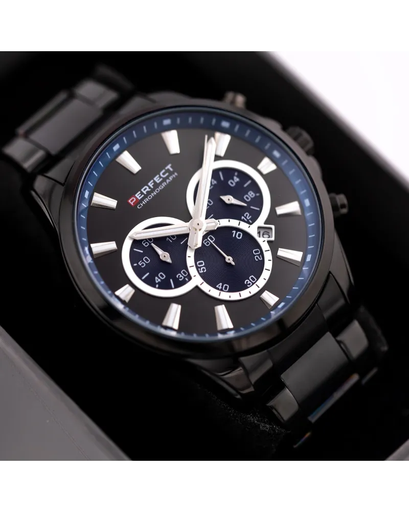 ZEGAREK MĘSKI PERFECT M510CH-03 - CHRONOGRAF (zp386c) + BOX ZEGAREK MĘSKI PERFECT M510CH-03 - CHRONOGRAF (zp386c) + BOX