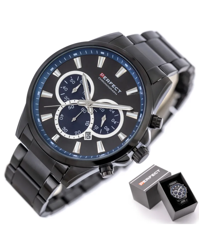 ZEGAREK MĘSKI PERFECT M510CH-03 - CHRONOGRAF (zp386c) + BOX ZEGAREK MĘSKI PERFECT M510CH-03 - CHRONOGRAF (zp386c) + BOX
