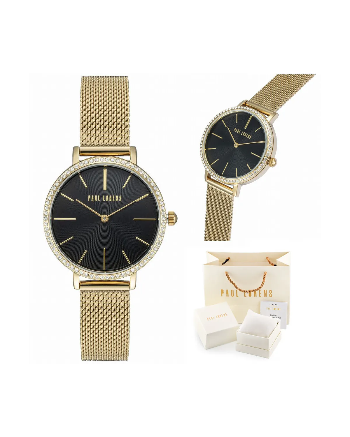 ZEGAREK DAMSKI PAUL LORENS - PL12894B-1D1 (zg553a) + BOX