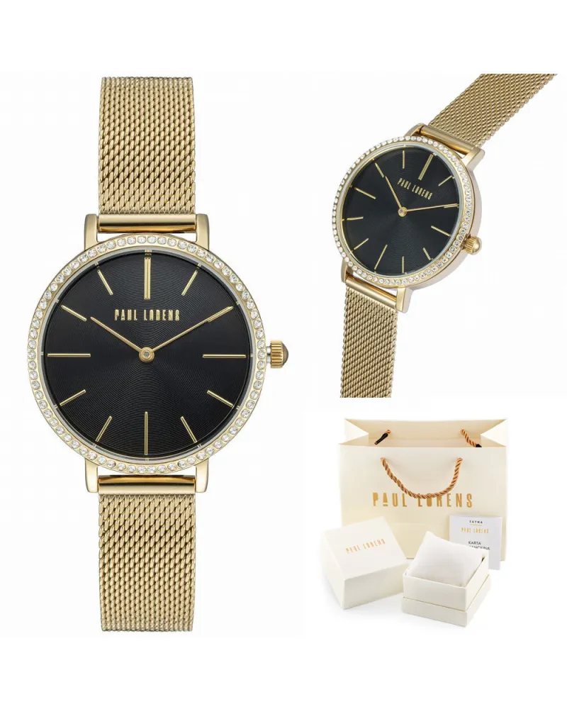ZEGAREK DAMSKI PAUL LORENS - PL12894B-1D1 (zg553a) + BOX