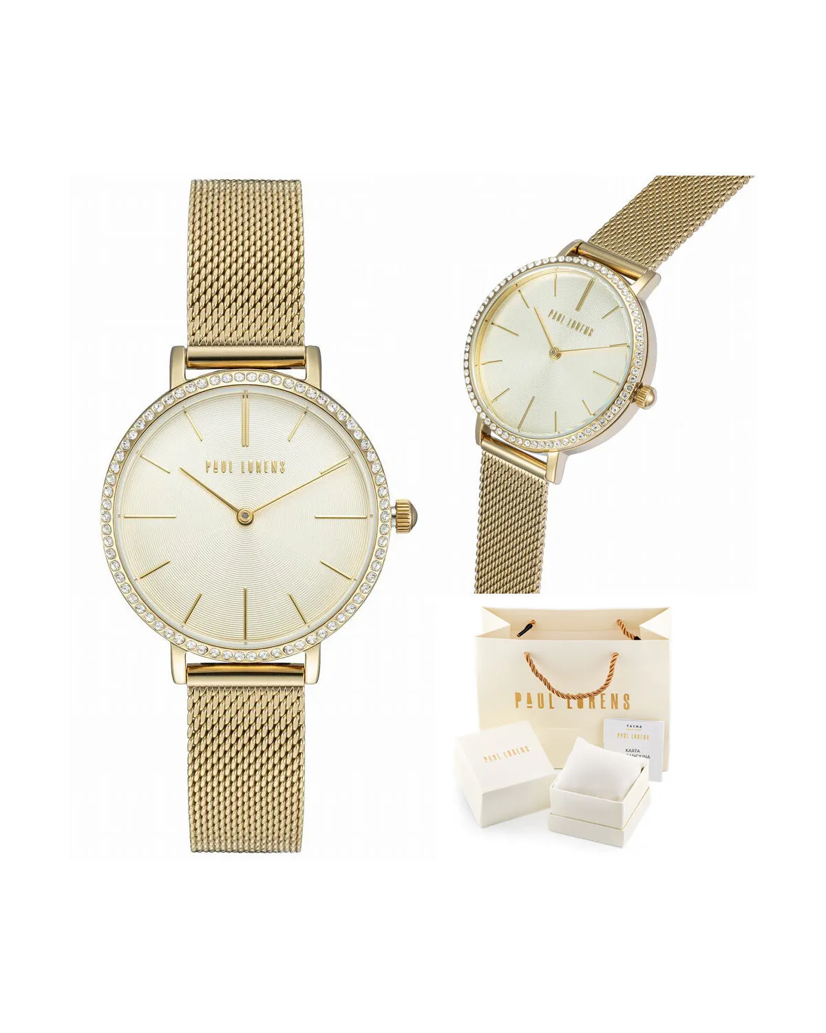 ZEGAREK DAMSKI PAUL LORENS -  PL12894B-4D1 (zg553d) + BOX