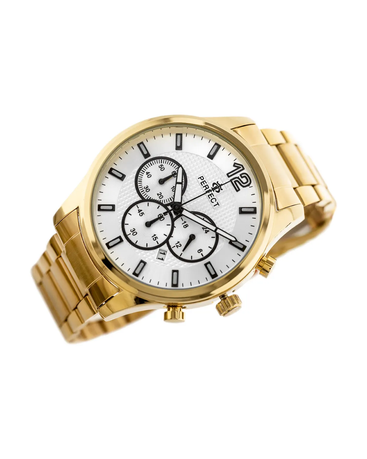 ZEGAREK MĘSKI PERFECT CH01M - CHRONOGRAF (zp355c) + BOX