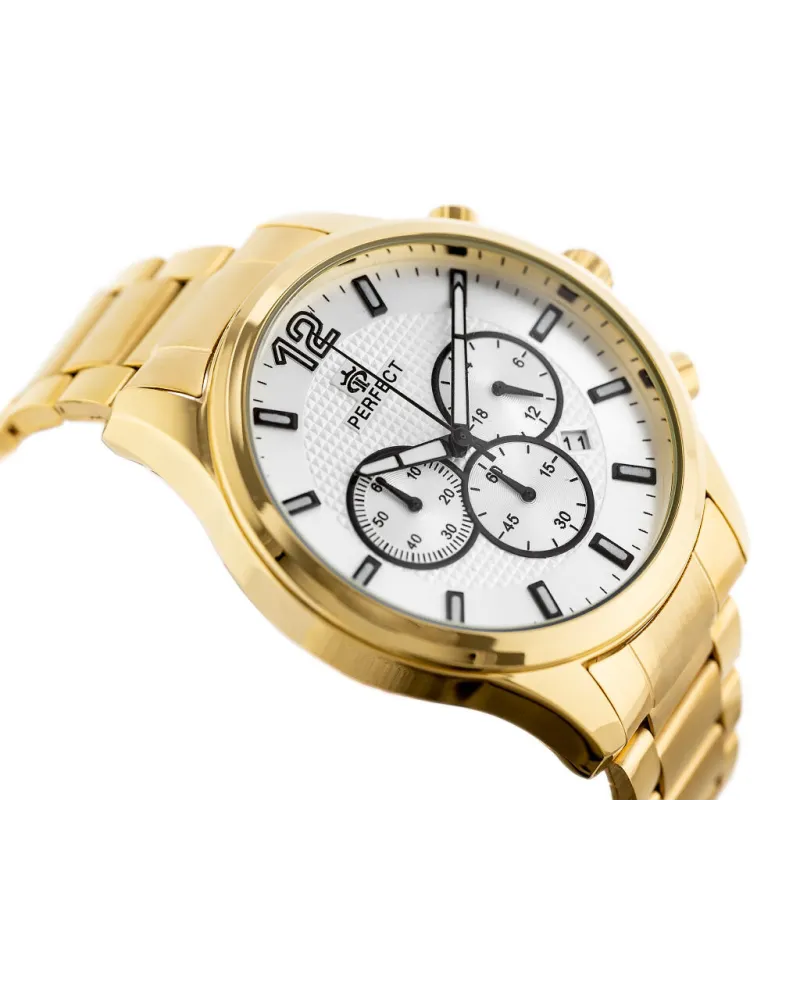 ZEGAREK MĘSKI PERFECT CH01M - CHRONOGRAF (zp355c) + BOX