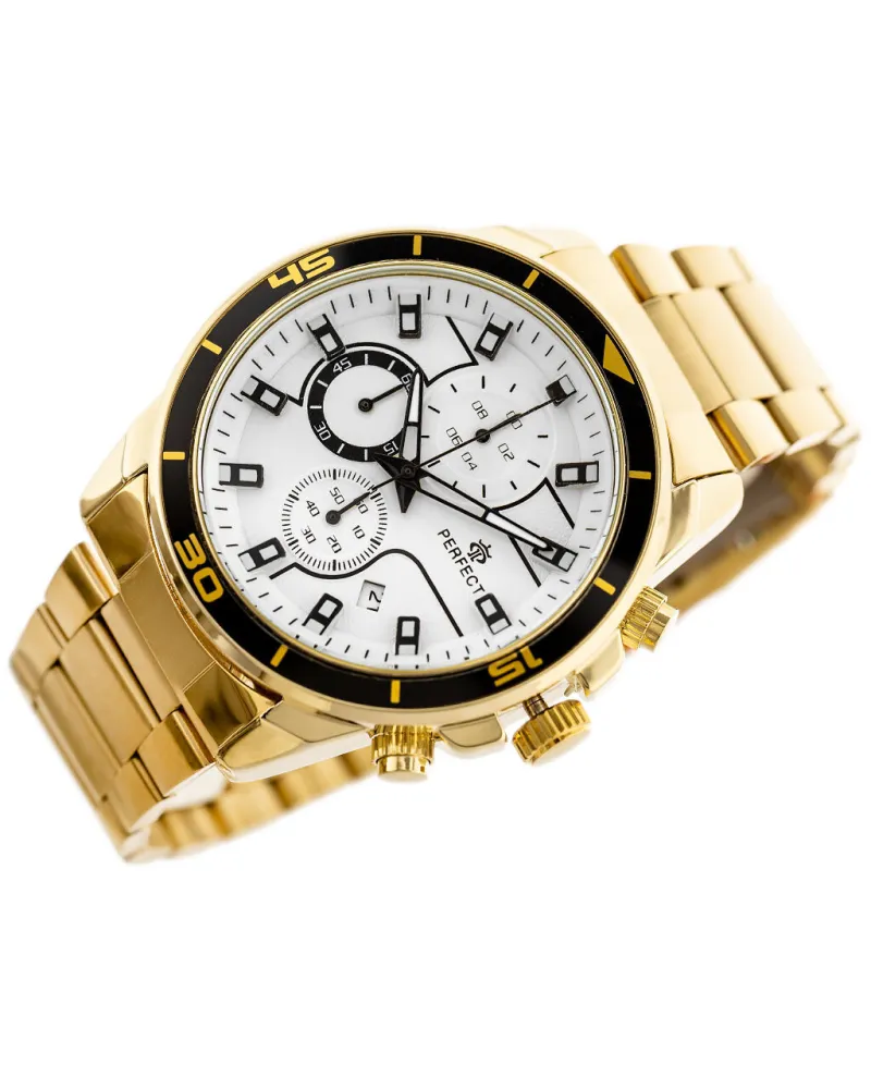 ZEGAREK MĘSKI PERFECT CH02M - CHRONOGRAF (zp356d) + BOX