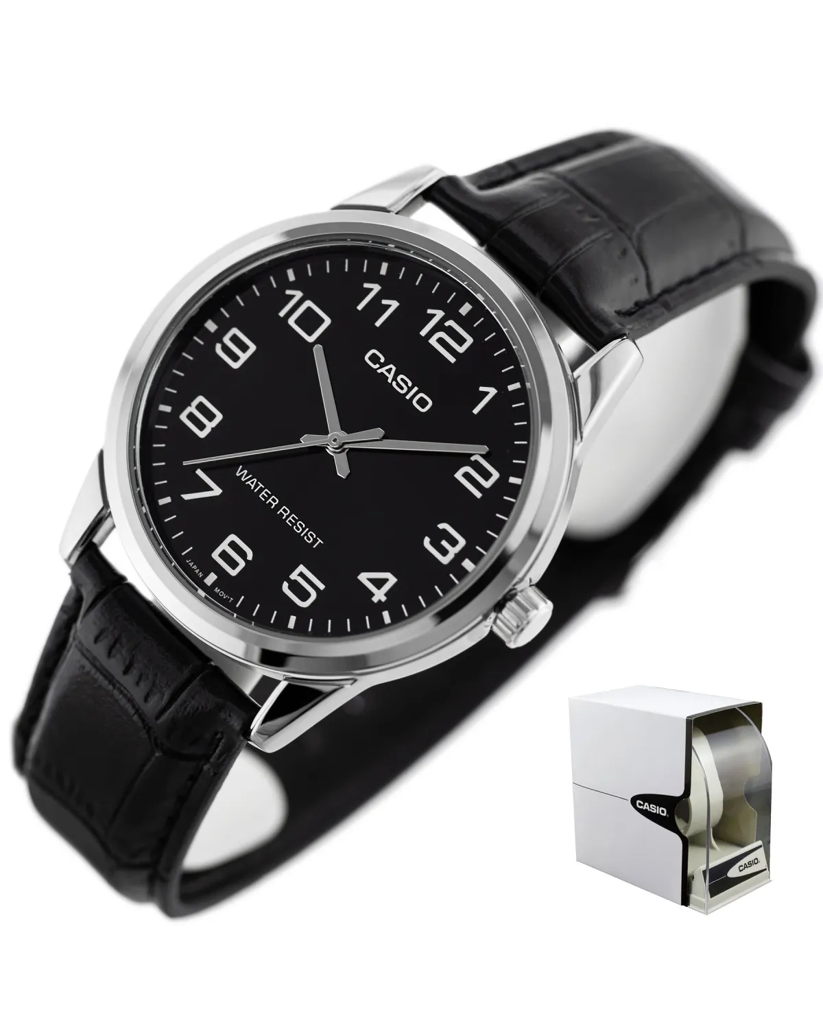 ZEGAREK MĘSKI CASIO MTP-V001L-1BUDF (zd080d) + BOX ZEGAREK MĘSKI CASIO MTP-V001L-1BUDF (zd080d) + BOX