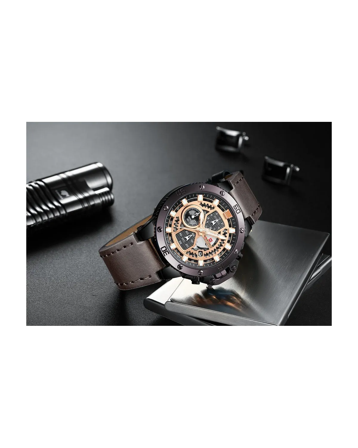 ZEGAREK MĘSKI NAVIFORCE NF9159 - (zn105c) + BOX ZEGAREK MĘSKI NAVIFORCE NF9159 - (zn105c) + BOX