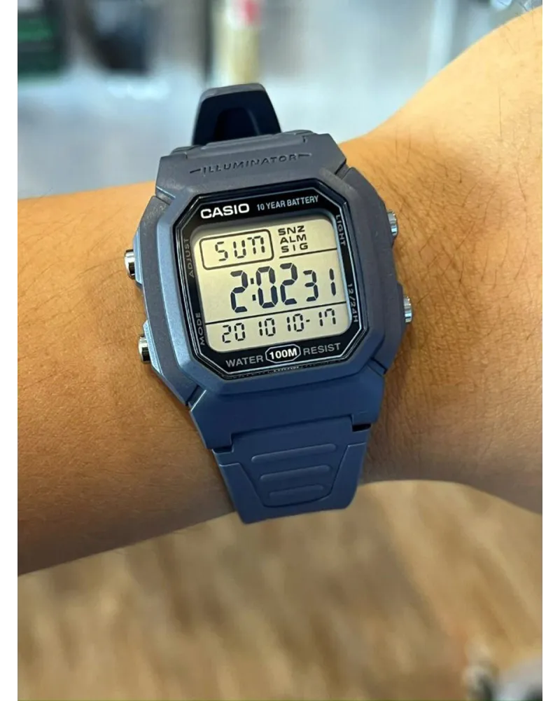 ZEGAREK MĘSKI CASIO W-800H-2A (zd100c) - KLASYKA + BOX