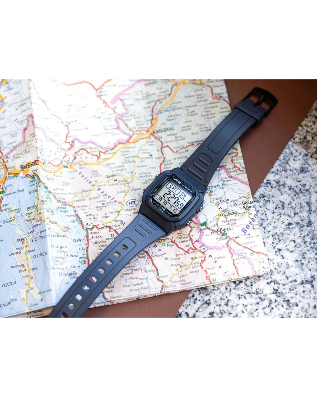 ZEGAREK MĘSKI CASIO W-800H-2A (zd100c) - KLASYKA + BOX