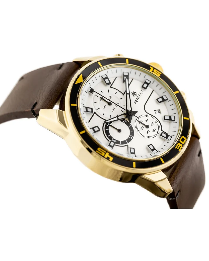 ZEGAREK MĘSKI PERFECT CH02L - CHRONOGRAF (zp351b) + BOX