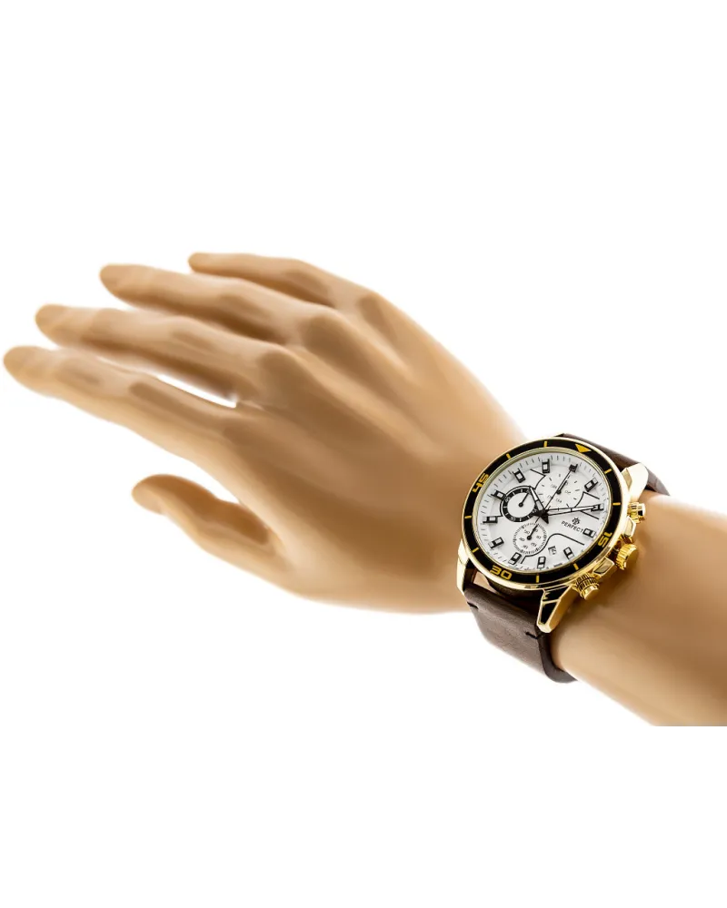 ZEGAREK MĘSKI PERFECT CH02L - CHRONOGRAF (zp351b) + BOX