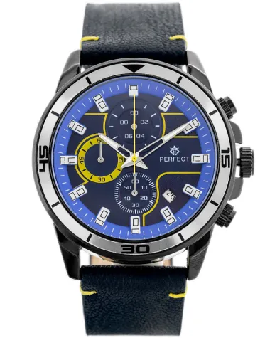 ZEGAREK MĘSKI PERFECT CH02L - CHRONOGRAF (zp351e) + BOX
