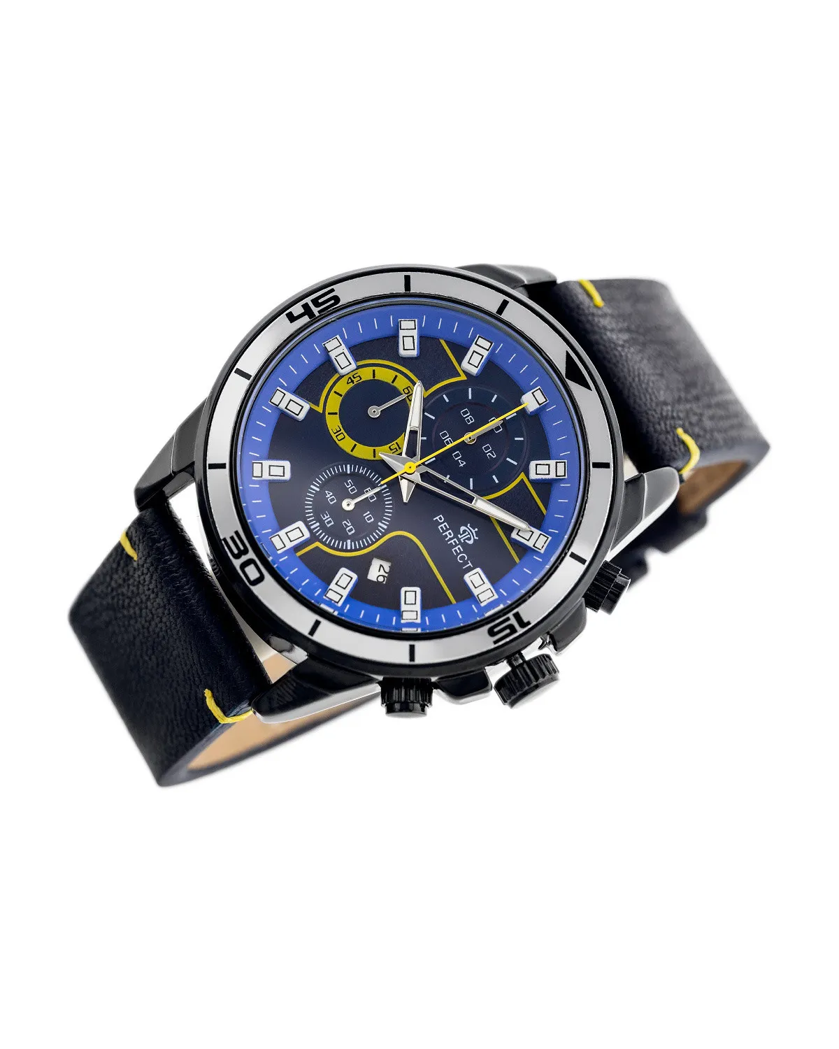 ZEGAREK MĘSKI PERFECT CH02L - CHRONOGRAF (zp351e) + BOX