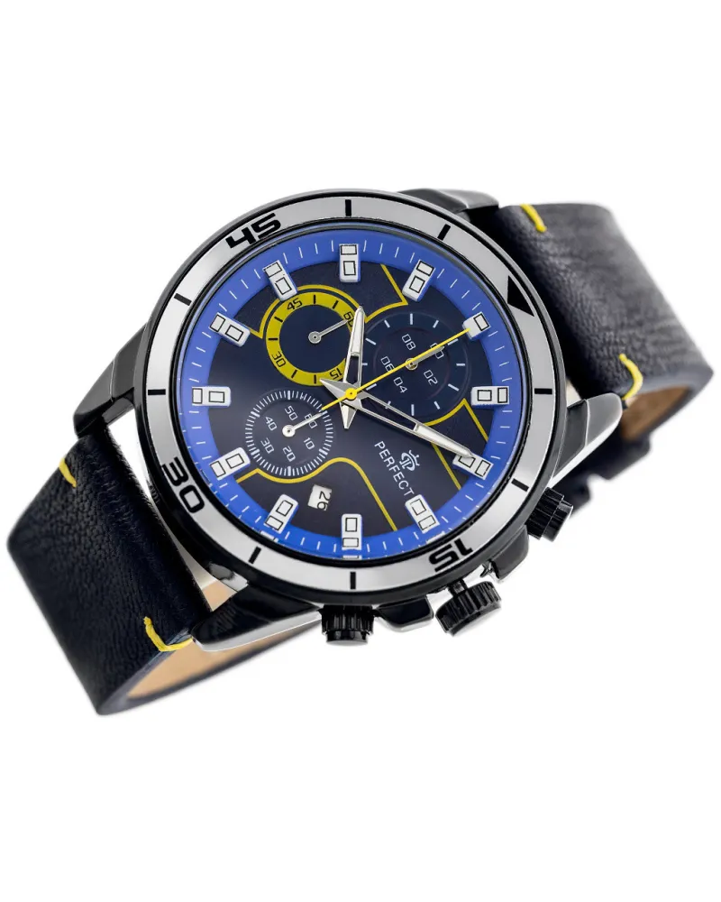 ZEGAREK MĘSKI PERFECT CH02L - CHRONOGRAF (zp351e) + BOX