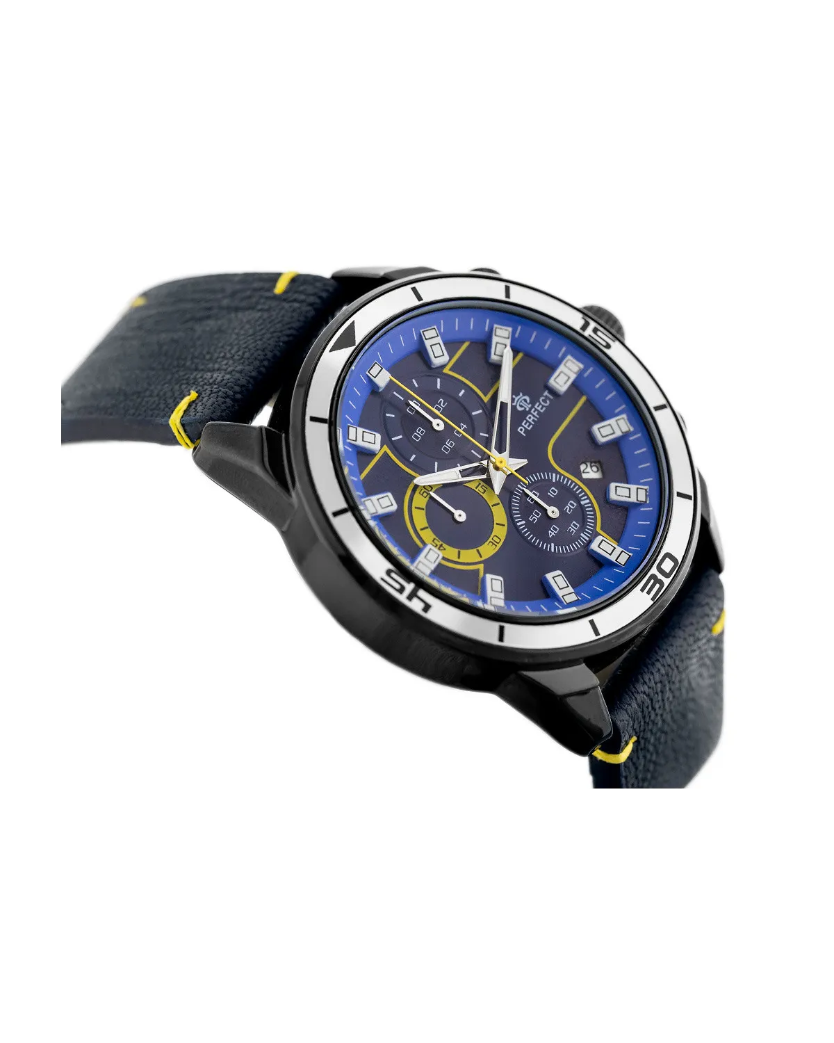 ZEGAREK MĘSKI PERFECT CH02L - CHRONOGRAF (zp351e) + BOX