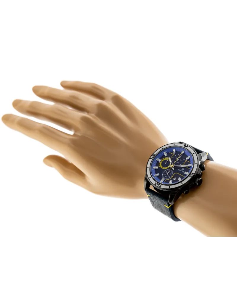 ZEGAREK MĘSKI PERFECT CH02L - CHRONOGRAF (zp351e) + BOX