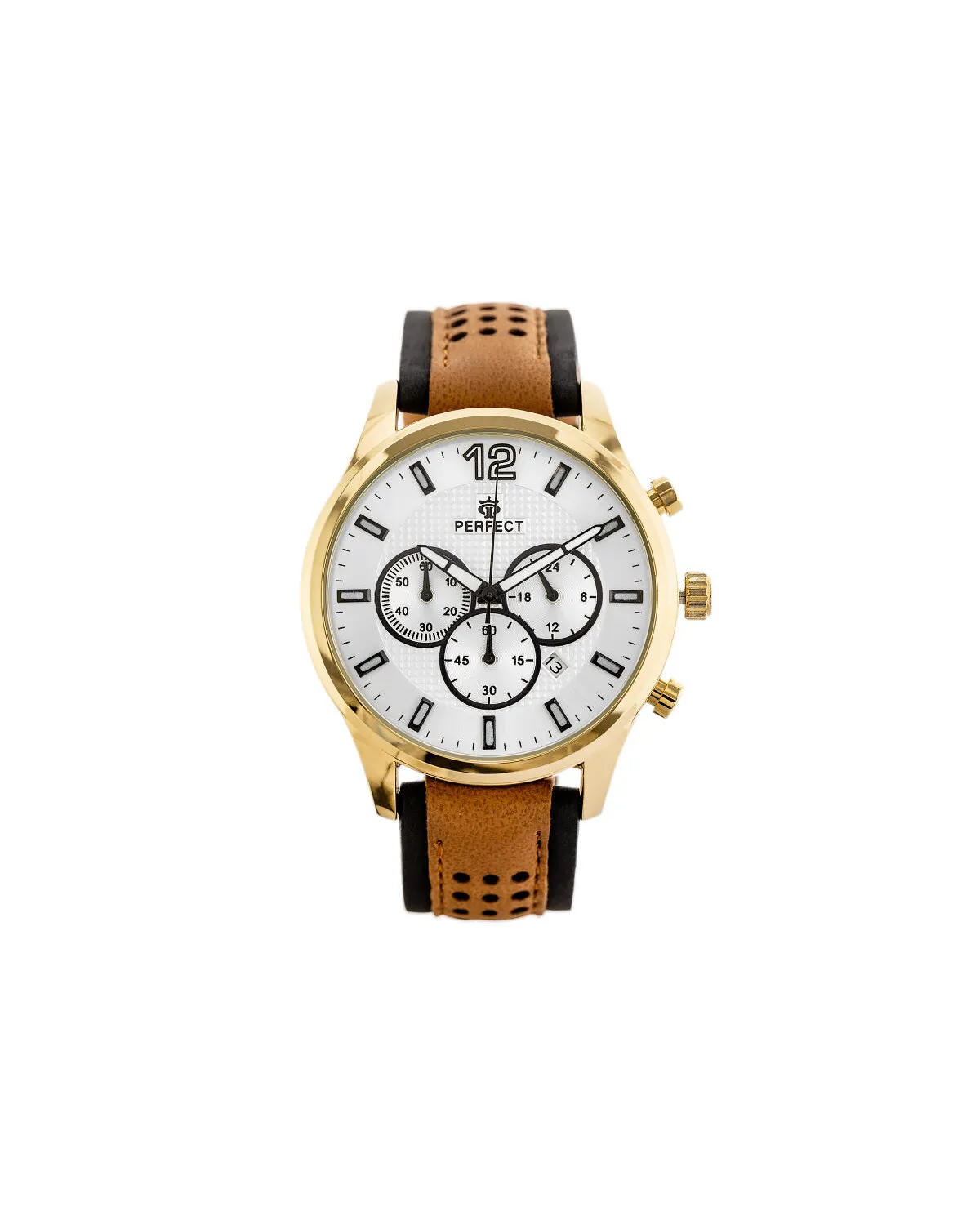 ZEGAREK MĘSKI PERFECT CH01L - CHRONOGRAF (zp354c) + BOX