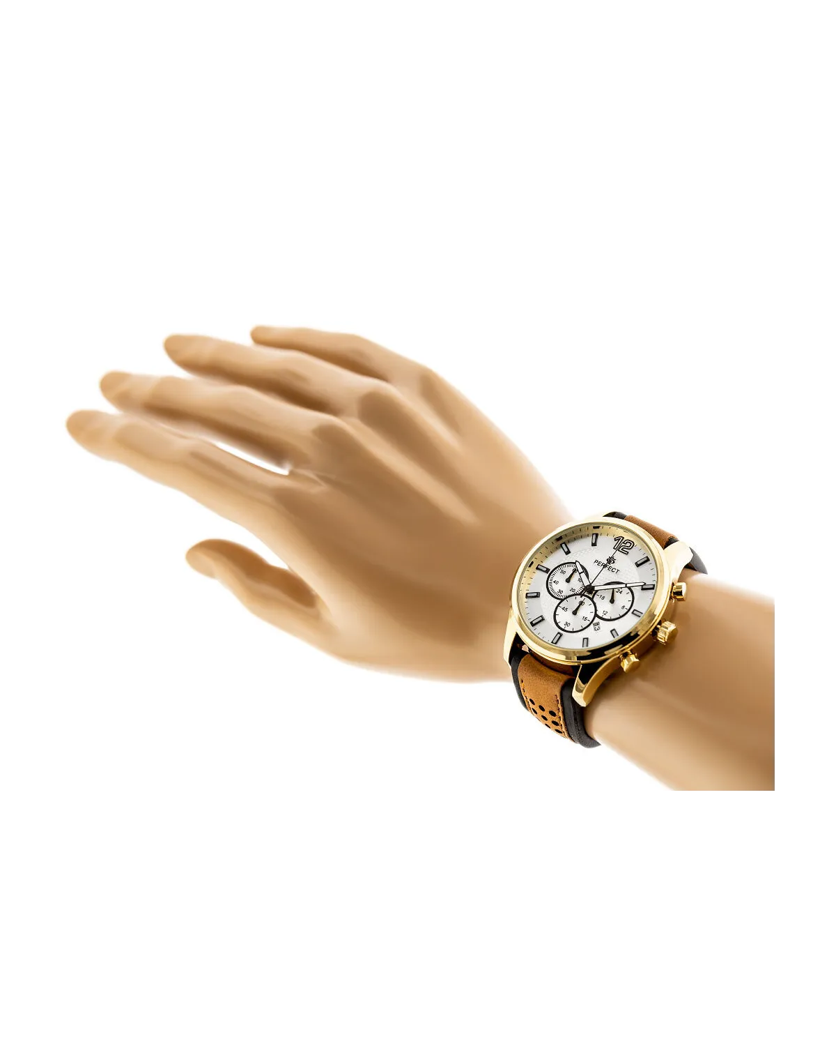 ZEGAREK MĘSKI PERFECT CH01L - CHRONOGRAF (zp354c) + BOX