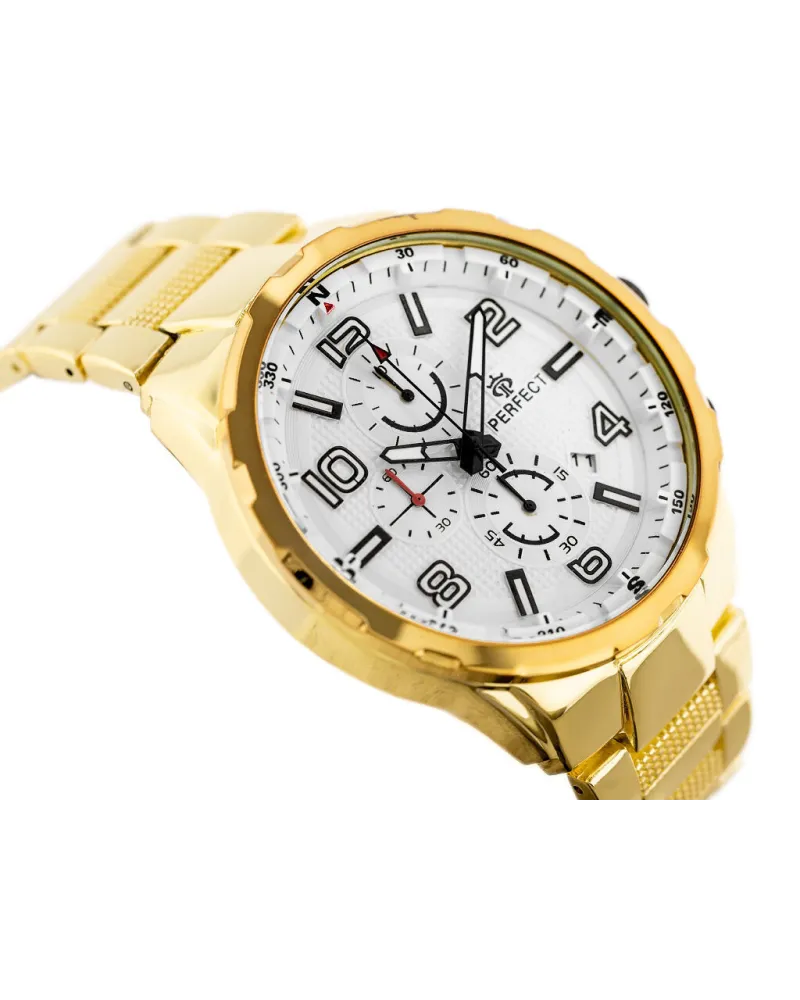 ZEGAREK MĘSKI PERFECT CH05M - CHRONOGRAF (zp357d) + BOX