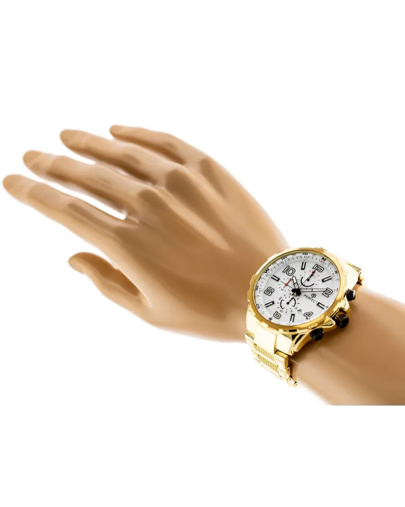ZEGAREK MĘSKI PERFECT CH05M - CHRONOGRAF (zp357d) + BOX