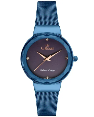 ZEGAREK G. ROSSI - 11184B-6F3 (zg785f) blue/violet + BOX