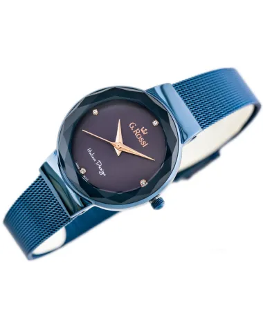 ZEGAREK G. ROSSI - 11184B-6F3 (zg785f) blue/violet + BOX