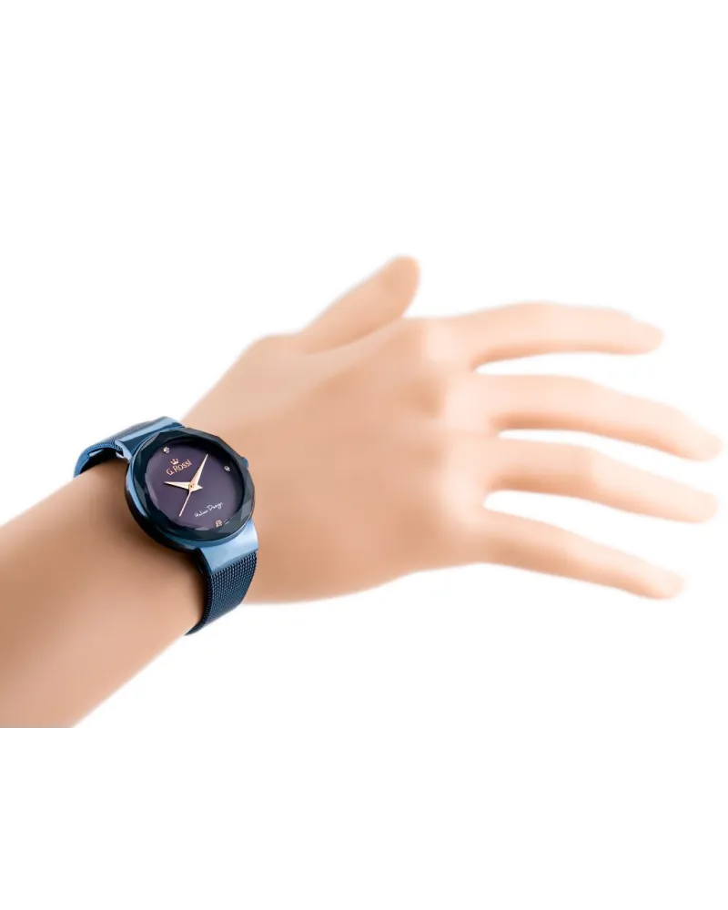 ZEGAREK G. ROSSI - 11184B-6F3 (zg785f) blue/violet + BOX