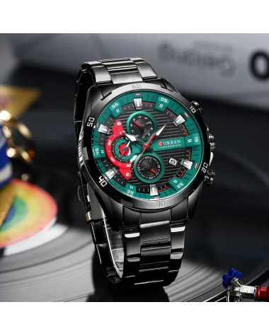 ZEGAREK MĘSKI CURREN 8402 CHRONOGRAF (zc029b) +BOX