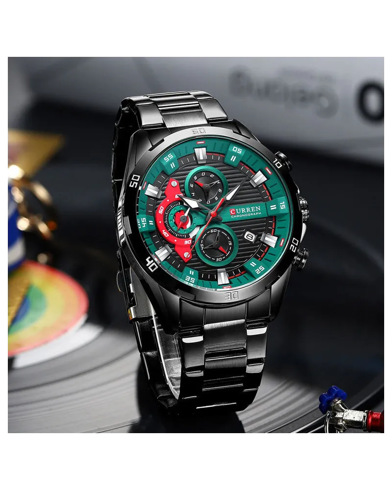 ZEGAREK MĘSKI CURREN 8402 CHRONOGRAF (zc029b) +BOX