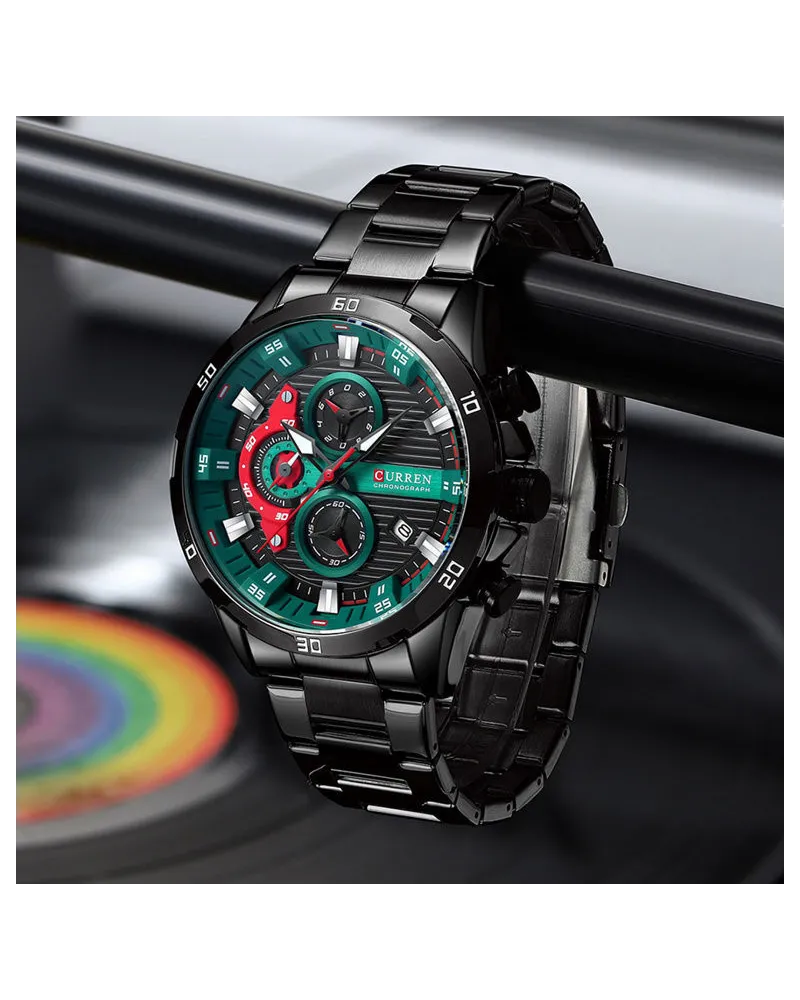 ZEGAREK MĘSKI CURREN 8402 CHRONOGRAF (zc029b) +BOX