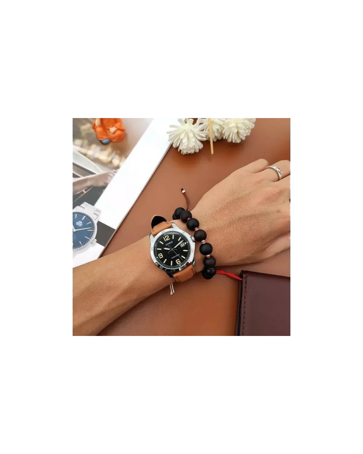 ZEGAREK MĘSKI CASIO MTP-V004L-1B2 + BOX ZEGAREK MĘSKI CASIO MTP-V004L-1B2 + BOX