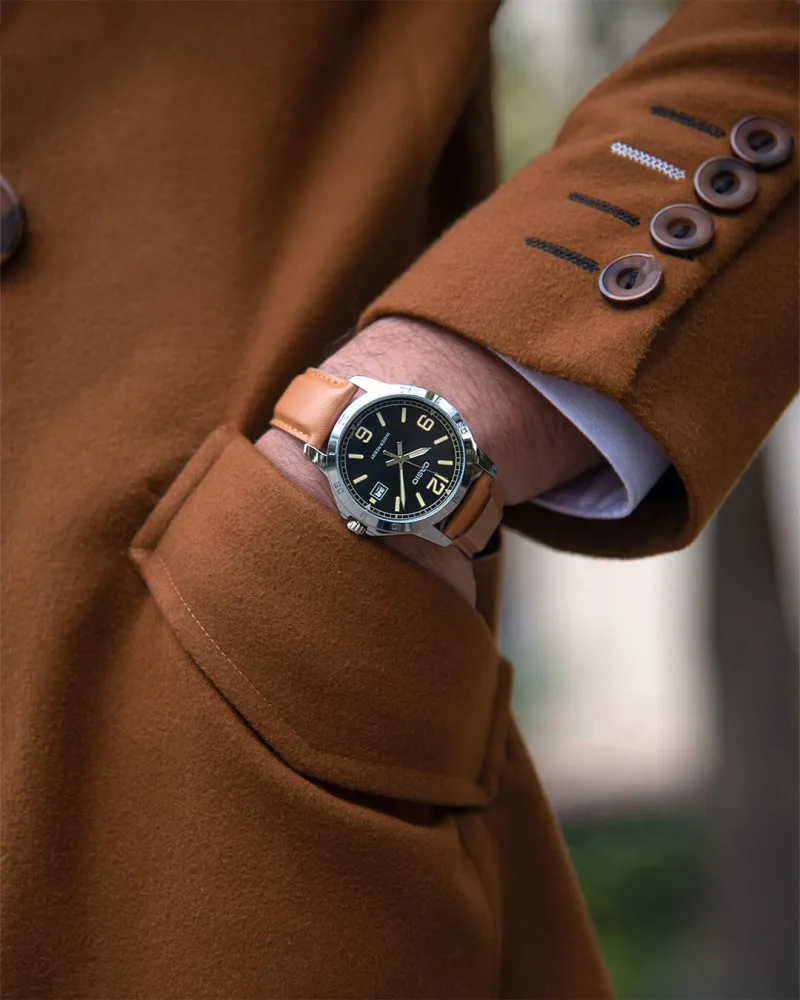 ZEGAREK MĘSKI CASIO MTP-V004L-1B2 + BOX ZEGAREK MĘSKI CASIO MTP-V004L-1B2 + BOX