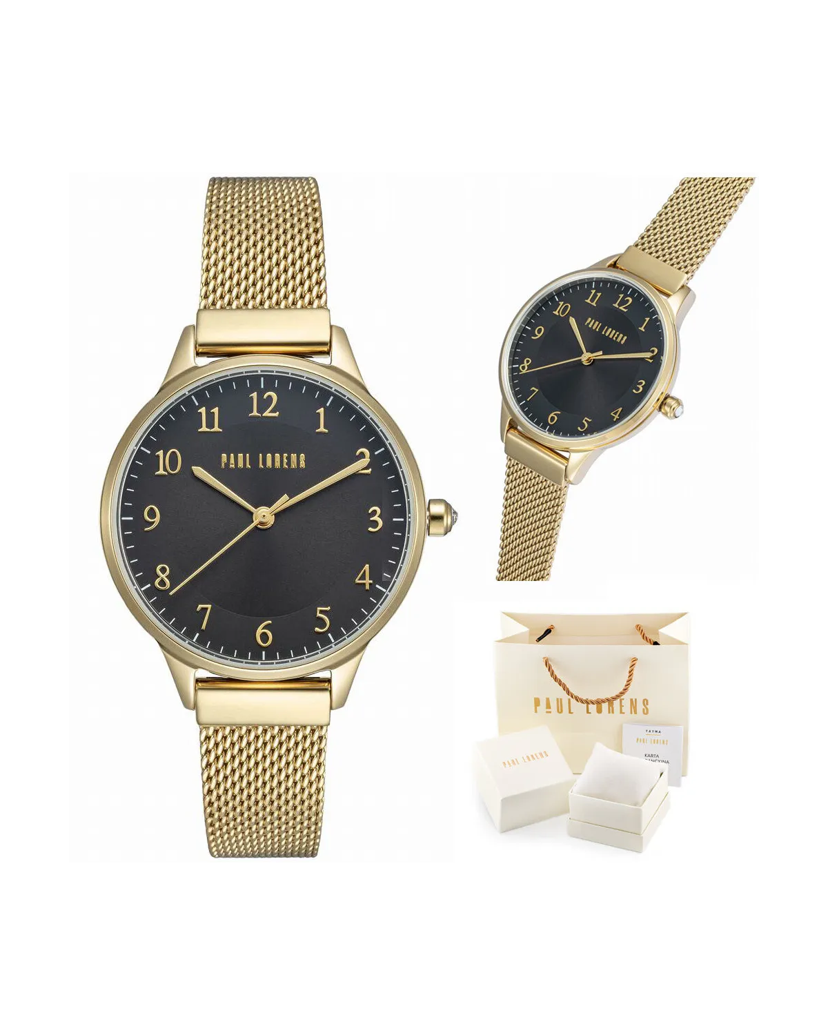 ZEGAREK DAMSKI PAUL LORENS - PL12189B-1D1 (zg550a) + BOX ZEGAREK DAMSKI PAUL LORENS - PL12189B-1D1 (zg550a) + BOX