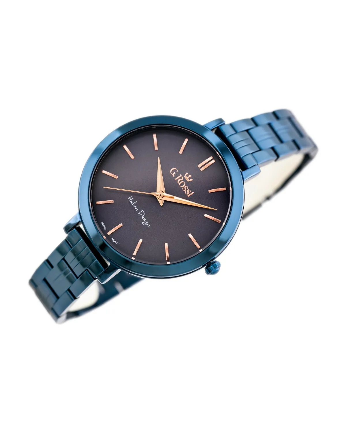 ZEGAREK G. ROSSI - 11389B-6F3 (zg787h) blue/violet + BOX