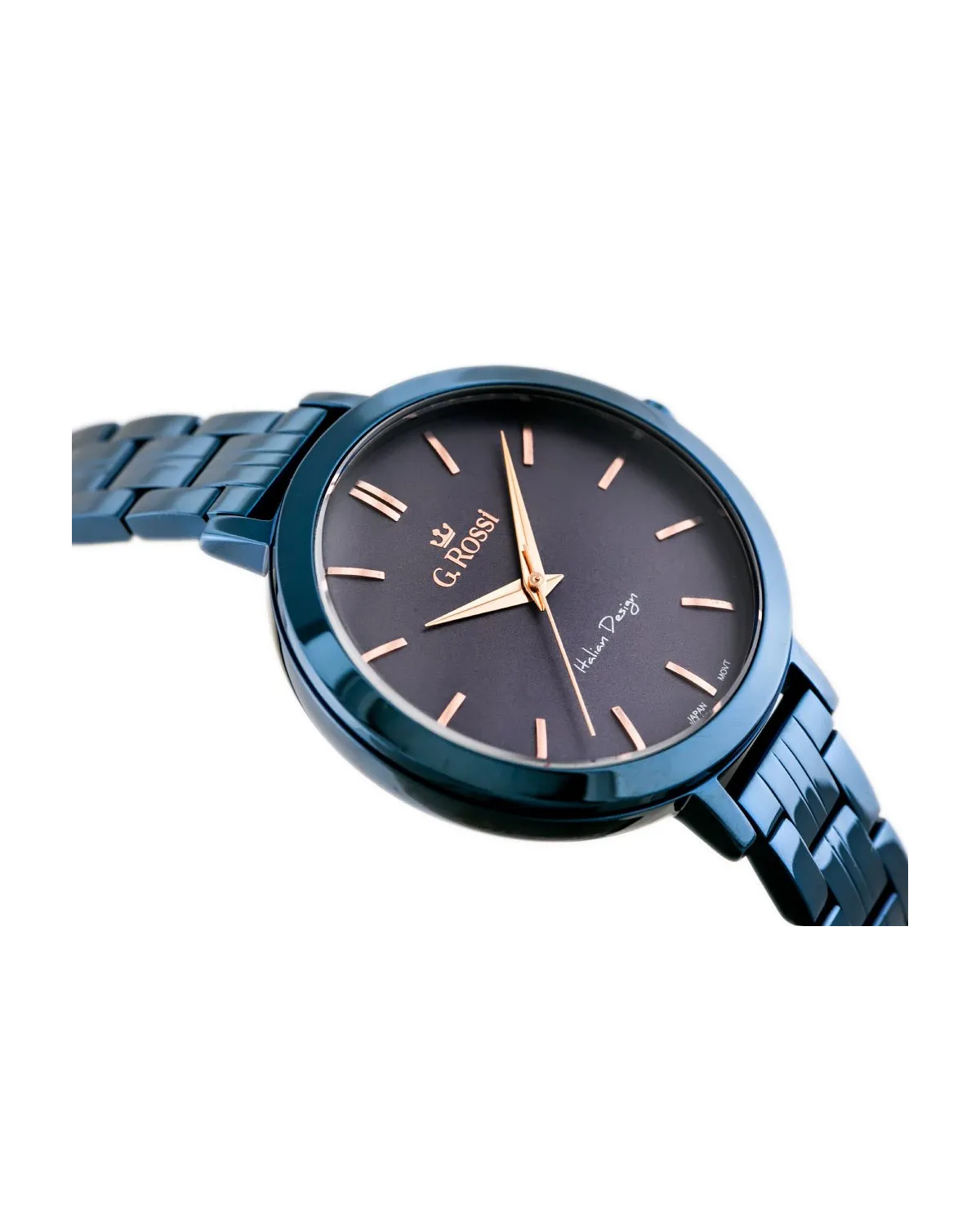 ZEGAREK G. ROSSI - 11389B-6F3 (zg787h) blue/violet + BOX