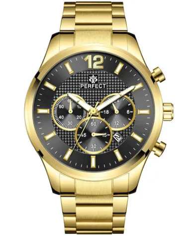 ZEGAREK MĘSKI PERFECT CH01M - CHRONOGRAF (zp355g) + BOX