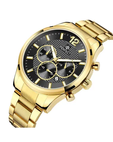 ZEGAREK MĘSKI PERFECT CH01M - CHRONOGRAF (zp355g) + BOX ZEGAREK MĘSKI PERFECT CH01M - CHRONOGRAF (zp355g) + BOX