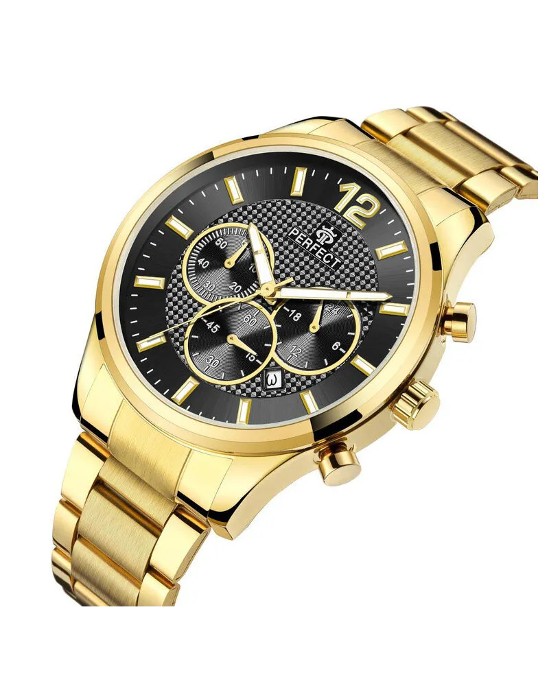 ZEGAREK MĘSKI PERFECT CH01M - CHRONOGRAF (zp355g) + BOX ZEGAREK MĘSKI PERFECT CH01M - CHRONOGRAF (zp355g) + BOX