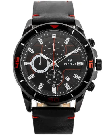 ZEGAREK MĘSKI PERFECT CH02L - CHRONOGRAF (zp351d) + BOX